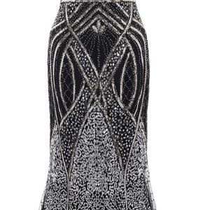 BABEYOND Mermaid Hem Maxi Bodycon Cocktail Dress